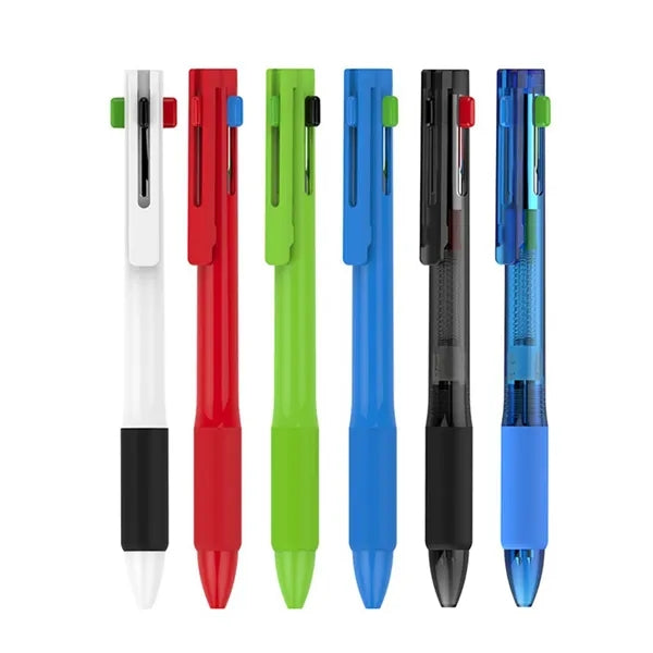 Plastic 4 in 1 Multi Color Ballpoint Pen