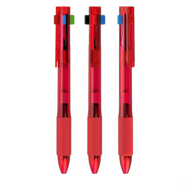 Plastic 4 in 1 Multi Color Ballpoint Pen