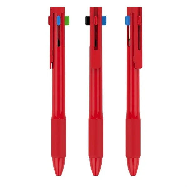 Plastic 4 in 1 Multi Color Ballpoint Pen