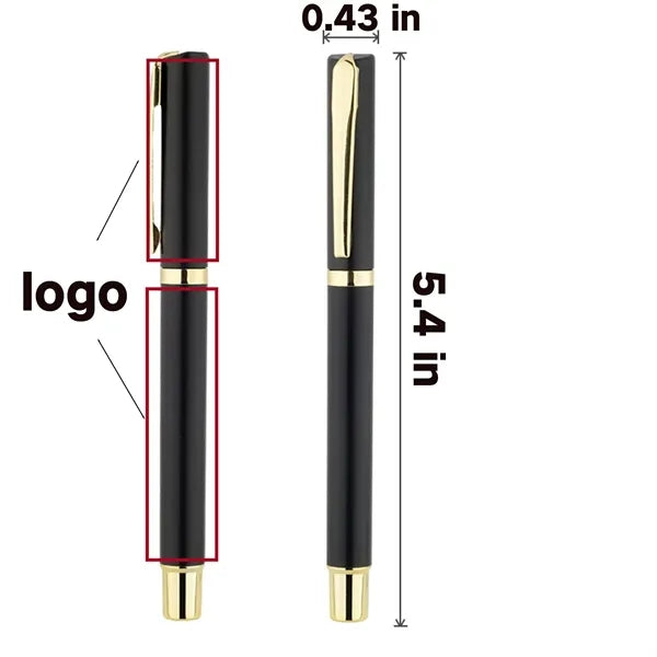 Ballpoint Colored Pen Clip Office Stationery Roller Ballpen