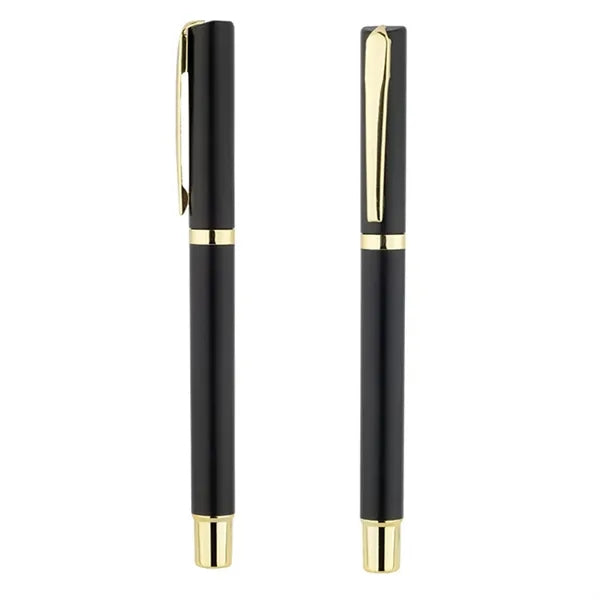 Ballpoint Colored Pen Clip Office Stationery Roller Ballpen