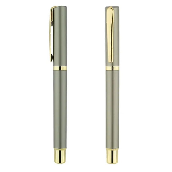 Ballpoint Colored Pen Clip Office Stationery Roller Ballpen