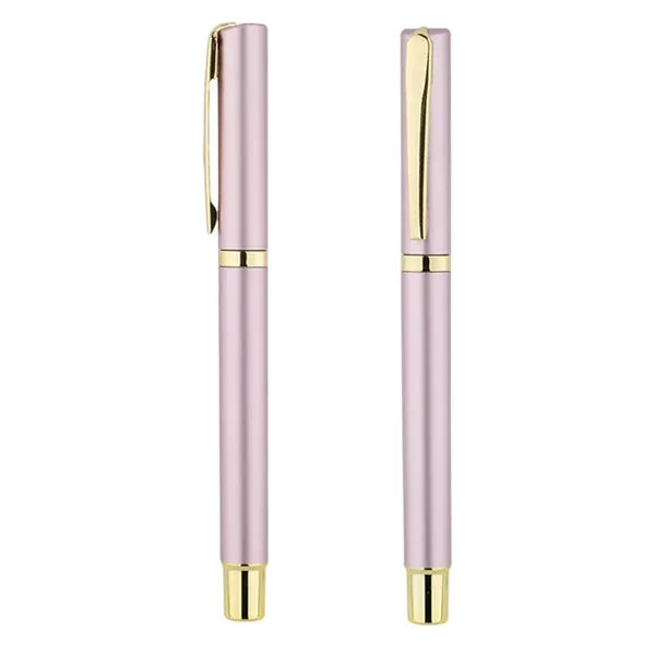 Ballpoint Colored Pen Clip Office Stationery Roller Ballpen