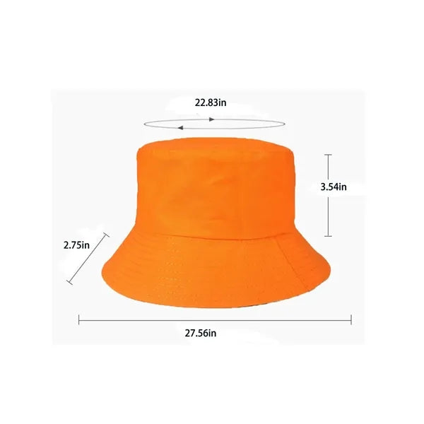 Foldable Cotton Bucket Hats