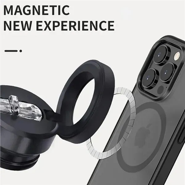 24oz MagSafe Compatible Water Bottle With Magnetic Phone Hol