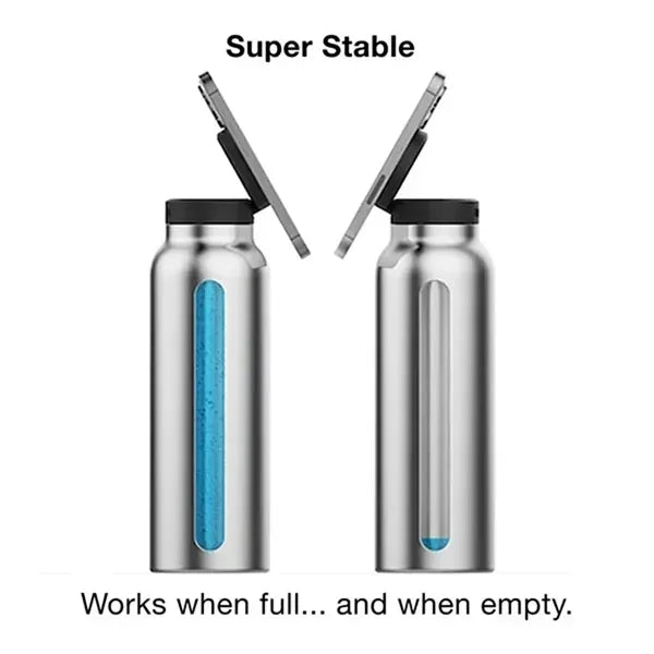 24oz MagSafe Compatible Water Bottle With Magnetic Phone Hol