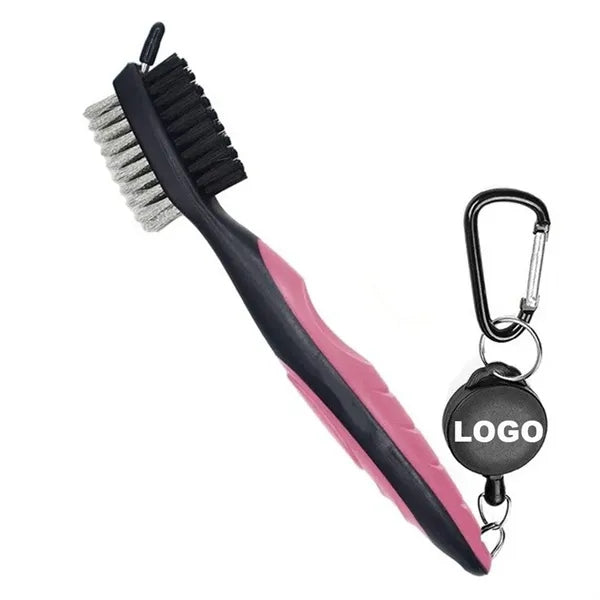 Retractable Double Side Golf Club Cleaning Brush