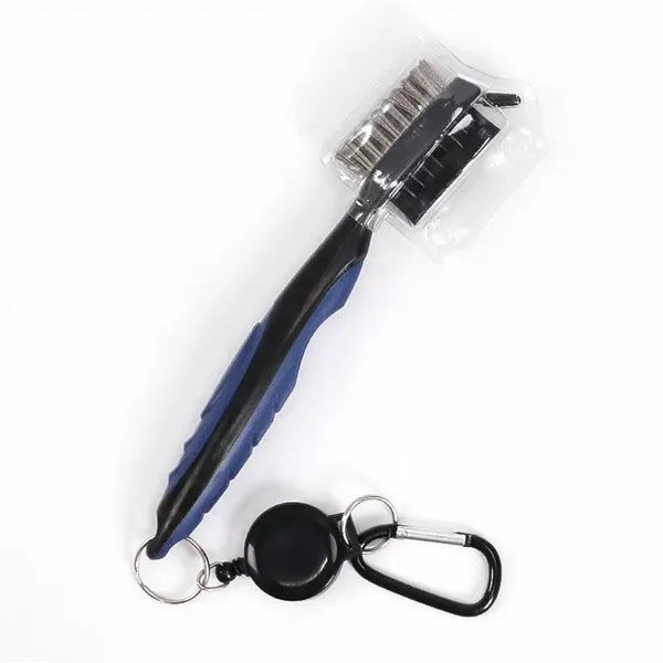 Retractable Double Side Golf Club Cleaning Brush