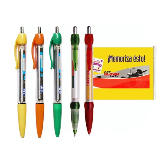 Pull Paper Neutral Pen for Advertising