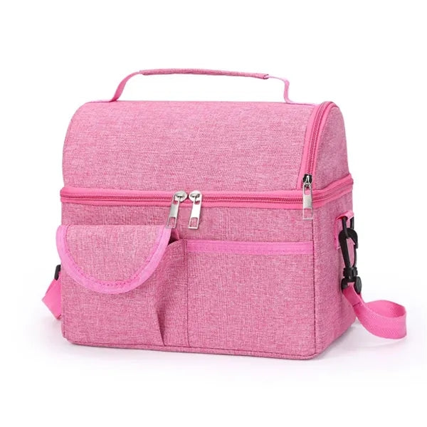 Insulated Dual Compartment Lunch Bag