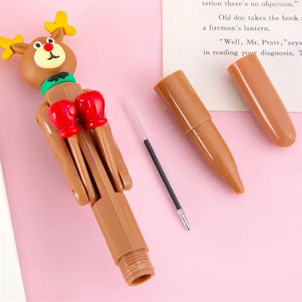 Boxing Pen with Punching Arm and Crisp Button Sound