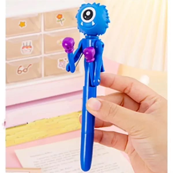 Boxing Pen with Punching Arm and Crisp Button Sound
