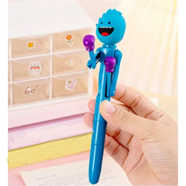 Boxing Pen with Punching Arm and Crisp Button Sound