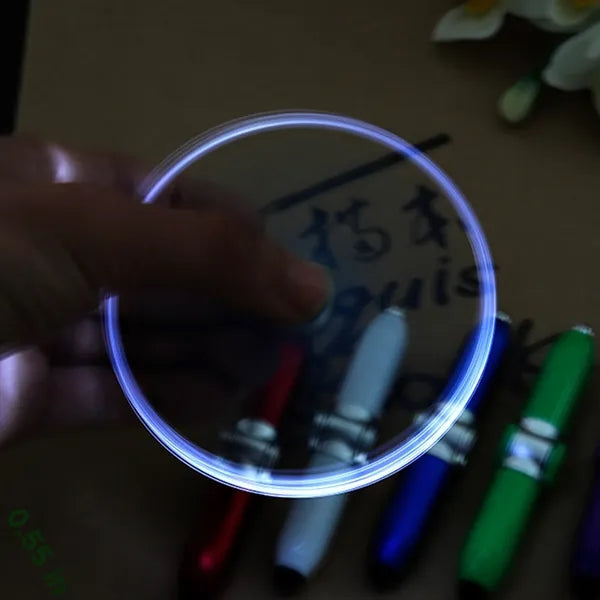 Light Up Illuminated Pen Write In Dark Stress Reliever Toy