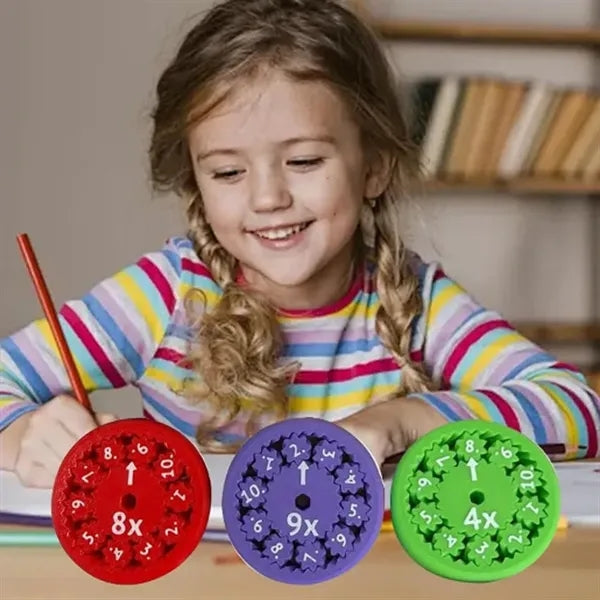 9pcs Math Fact Fidget Spinners