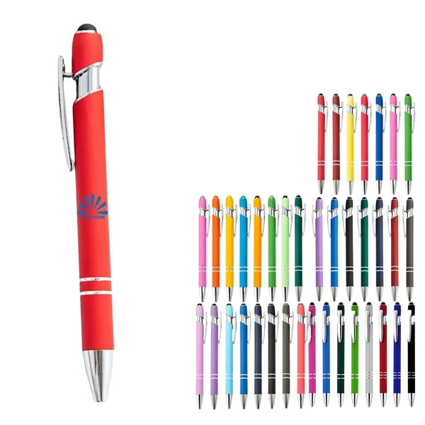 Rubberized Soft Touch Metal Ballpoint Pen