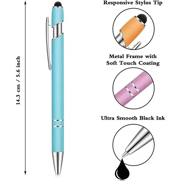 Rubberized Soft Touch Metal Ballpoint Pen