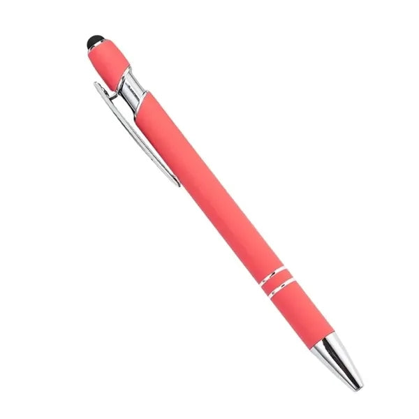 Rubberized Soft Touch Metal Ballpoint Pen