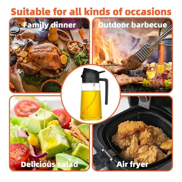 Household Spray Pour Glass Oil Sprayer