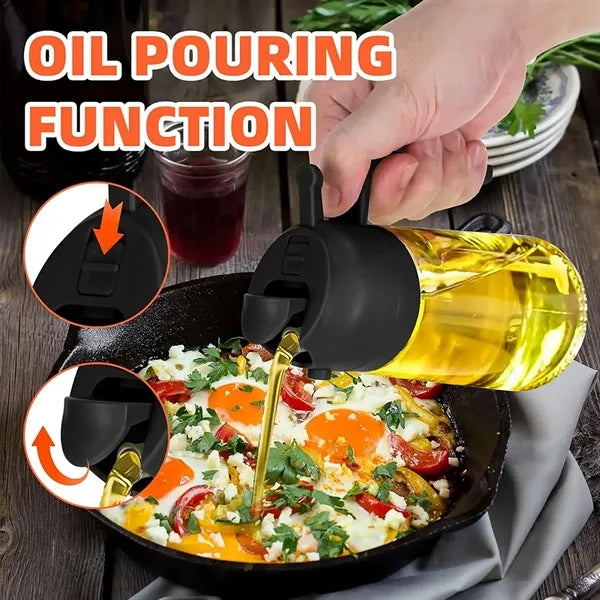 Household Spray Pour Glass Oil Sprayer