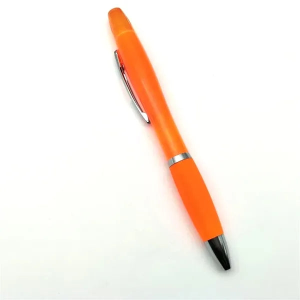 Curvy Pen with Highlighter