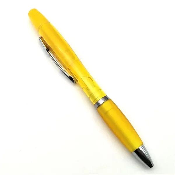 Curvy Pen with Highlighter