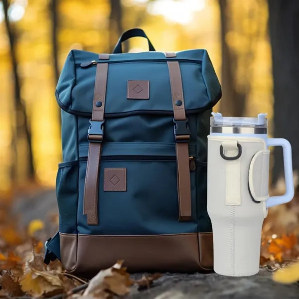 Adjustable Shoulder Strap Tumbler Holder for 40oz Travel Cup