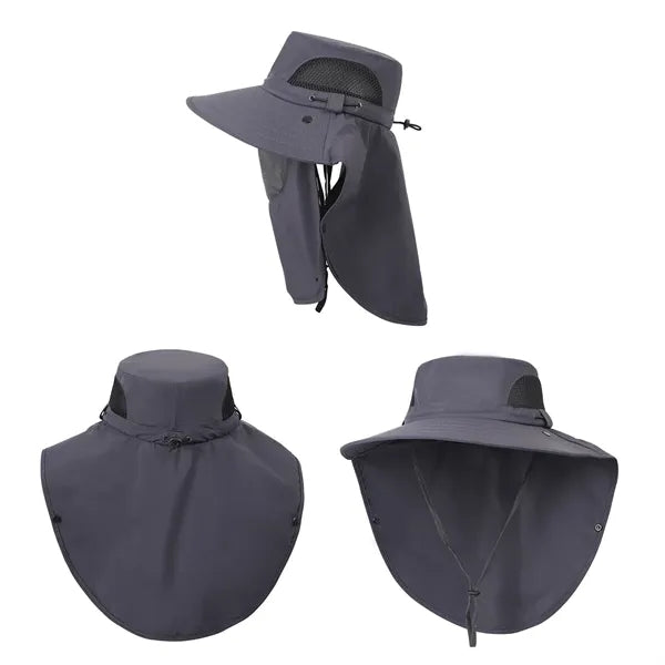 UPF 50+ Sun Protection Wide Brim Bucket Hat