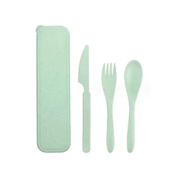 Portable Wheat Straw Cutlery Set