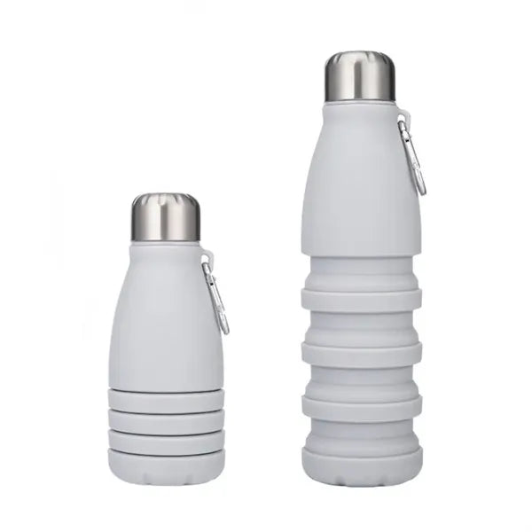 18.5oz Foldable Sports Bottles With Carabiner