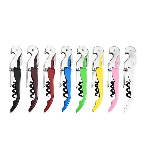 Metal Wine Bottle Opener Corkscrew & Stopper Box Set