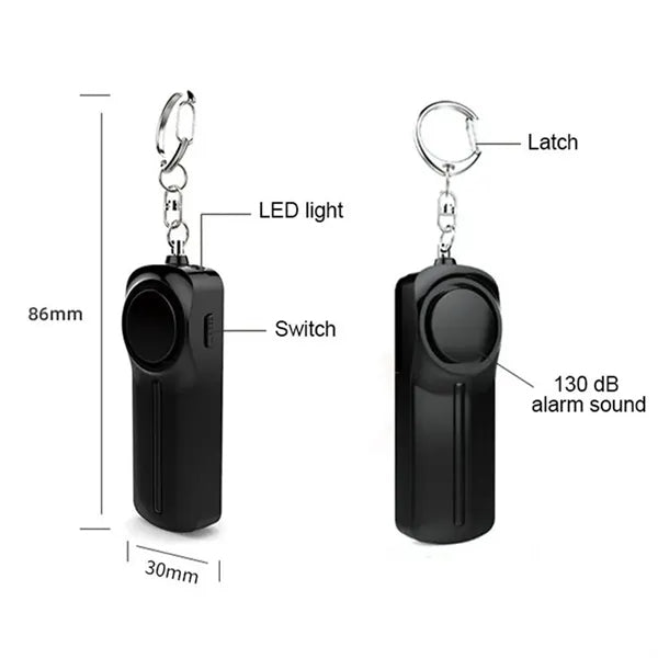 Loud Panic Alarm Personal Defense Siren Safety Key Chain