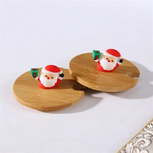 Santa Claus Mug Embossed Ceramic Coffee Cup