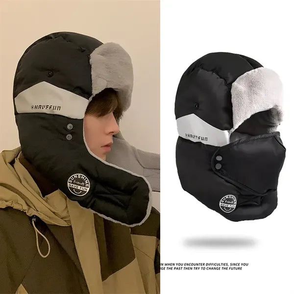 Winter Trapper Hat with Mask
