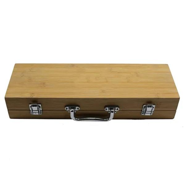 3-Piece Custom Bamboo Grilling Barbecue Tool Set