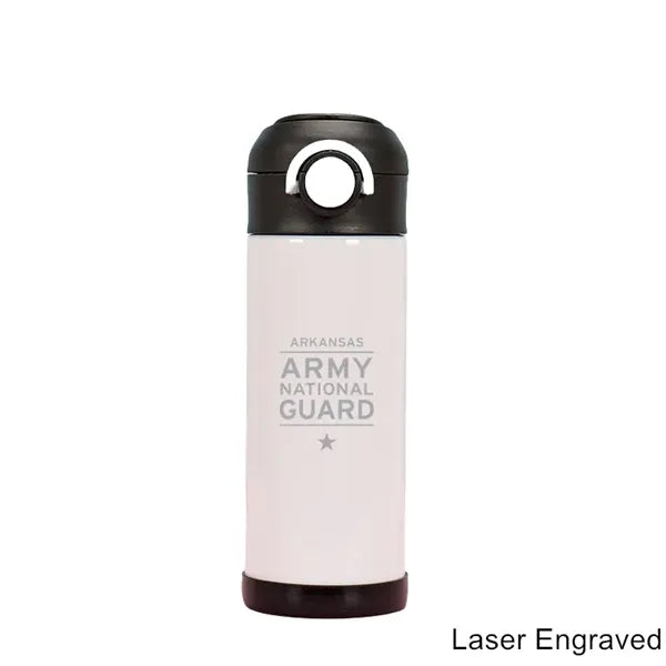 12 oz Stainless Steel Vacuum Insulated Kids Straw Bottle