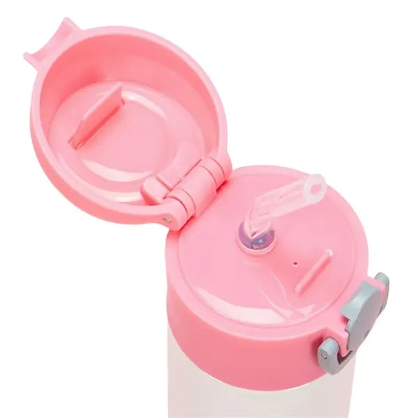 12 oz Stainless Steel Vacuum Insulated Kids Straw Bottle
