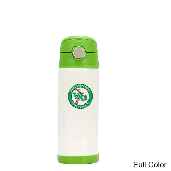 12 oz Stainless Steel Insulated Kids Bottle WIth Handle