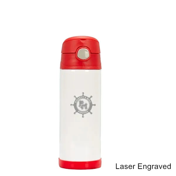 12 oz Stainless Steel Insulated Kids Bottle WIth Handle
