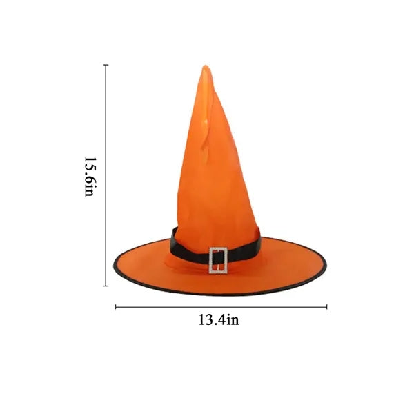 Halloween Hat Ghost Festival Led Witch Sorcerer