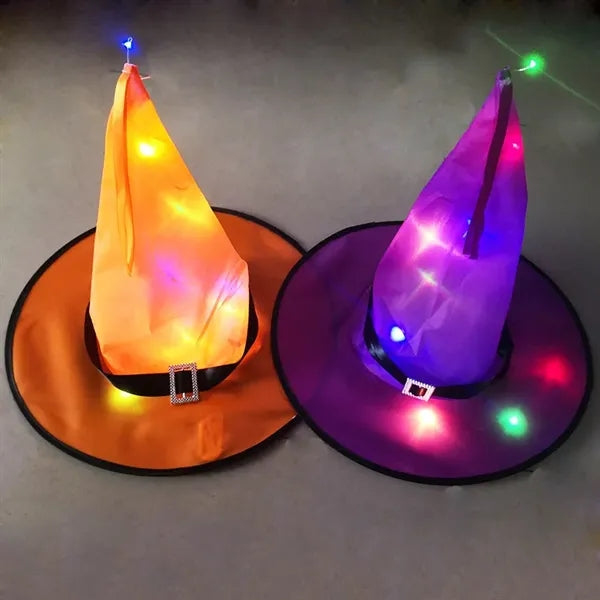 Halloween Hat Ghost Festival Led Witch Sorcerer