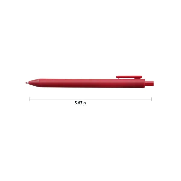 Cono Rubberized Plastic Pen