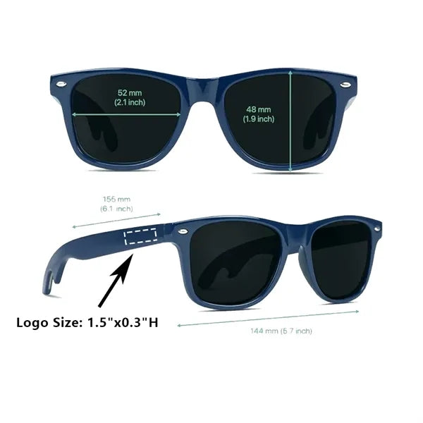 2-in-1 Retro Sunglasses With Bottle Opener