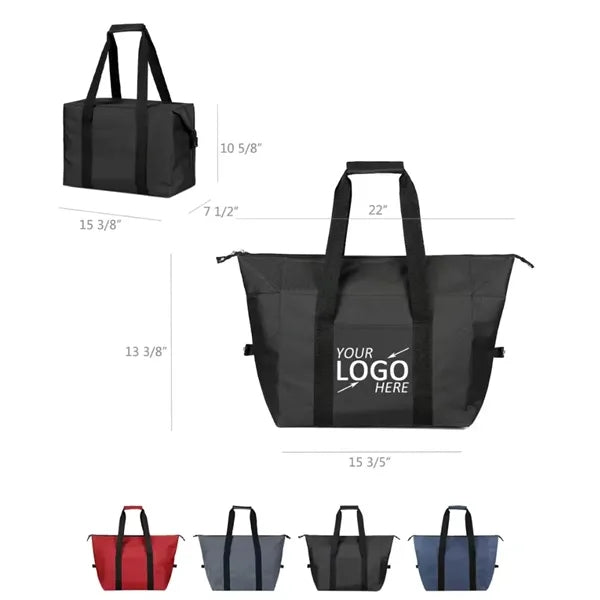 Portable Collapsible Waterproof Oxford Cloth Cooler Bag