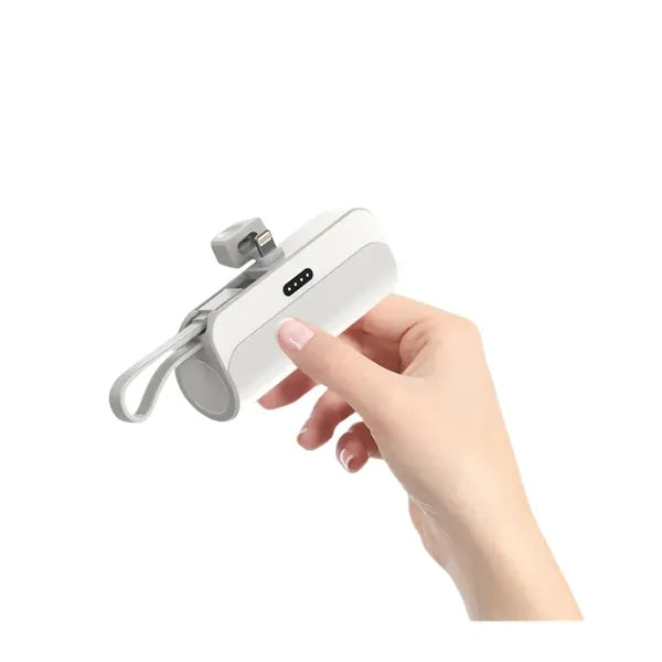 Mini 2000mAh Power Bank with Built in Cables