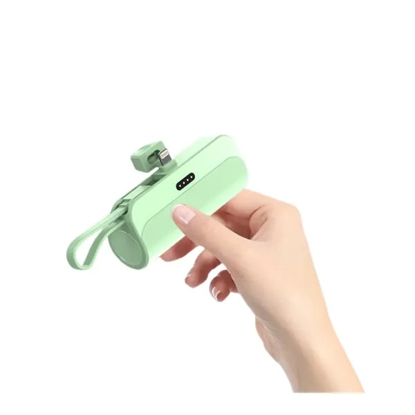 Mini 2000mAh Power Bank with Built in Cables
