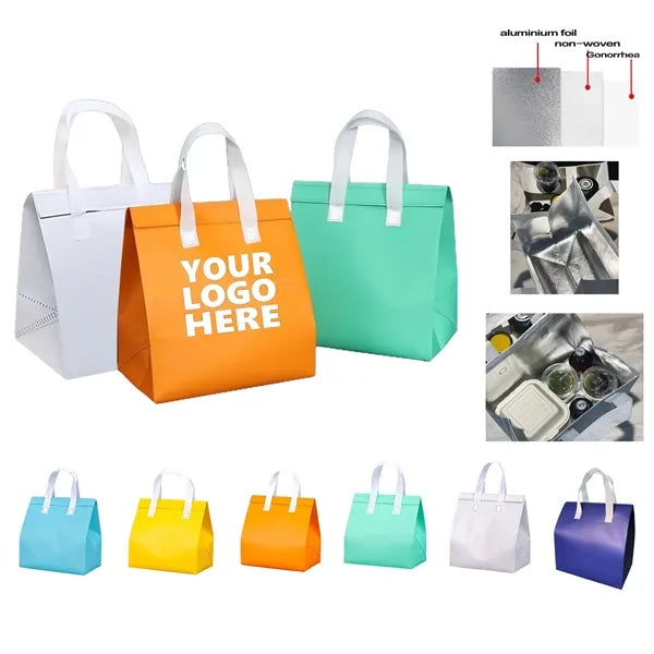 Laminated Waterproof Cooler Insulated Tote Bag
