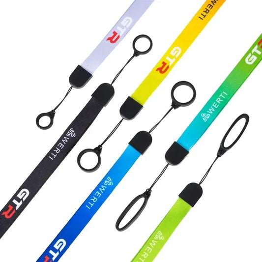 Anti-Lost Necklace Lanyard with Silicone Rubber Rings