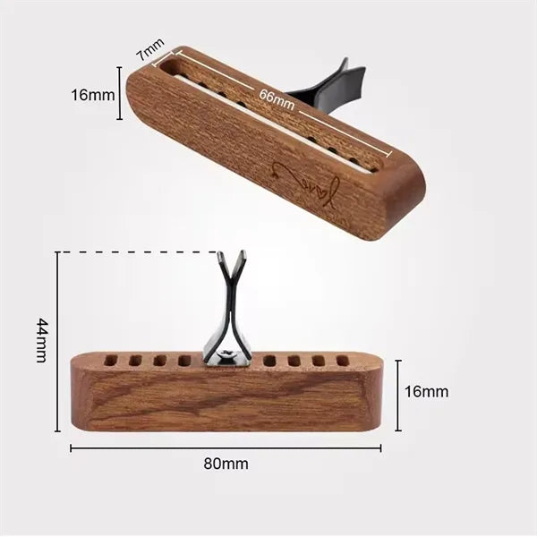 Car Diffuser Black Walnut Aromatherapy Clip