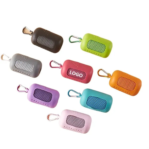 Cooling Sports Towel With Silicone Storage